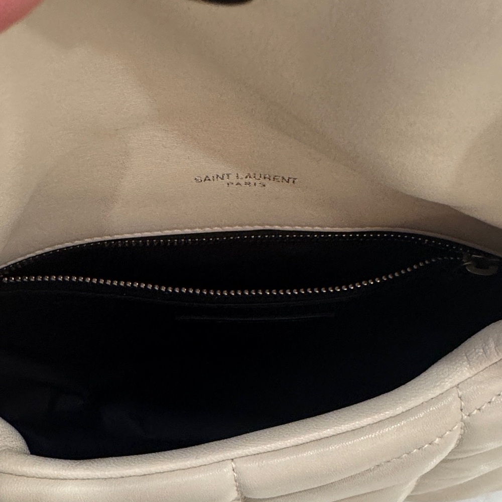 Yves Saint Laurent Beige Quilted crossbody Bag - Picture 5 of 7